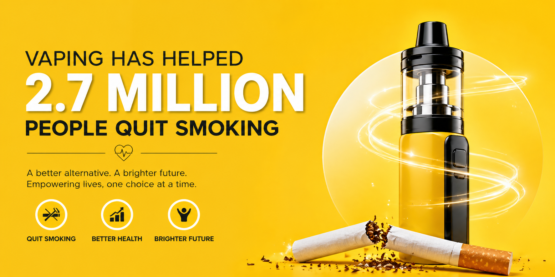 Vaping Has Helped 2.7 Million Quit Smoking