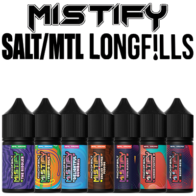 GBOM Mistify Collection Salt/MTL Longfill 30ml