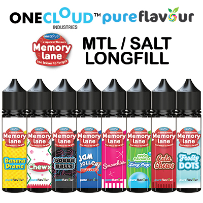 One Cloud Memory Lane MTL Salt Longfill 60ml